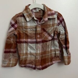 Outdoor kids flannel 2t
